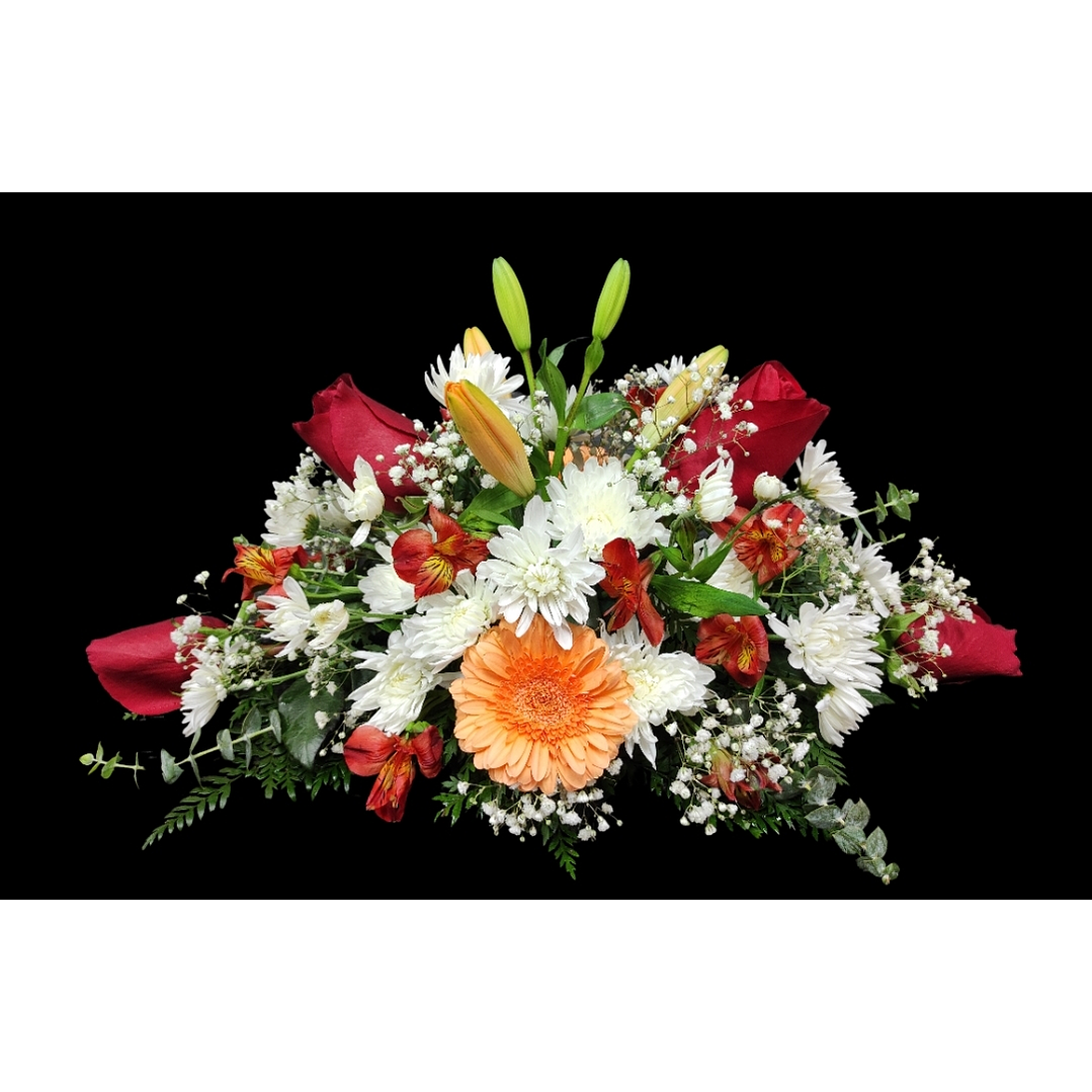 Cojín de condolencias mini rojo 1