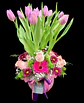 Pecera de 10 Tulipanes  - Miniatura 1