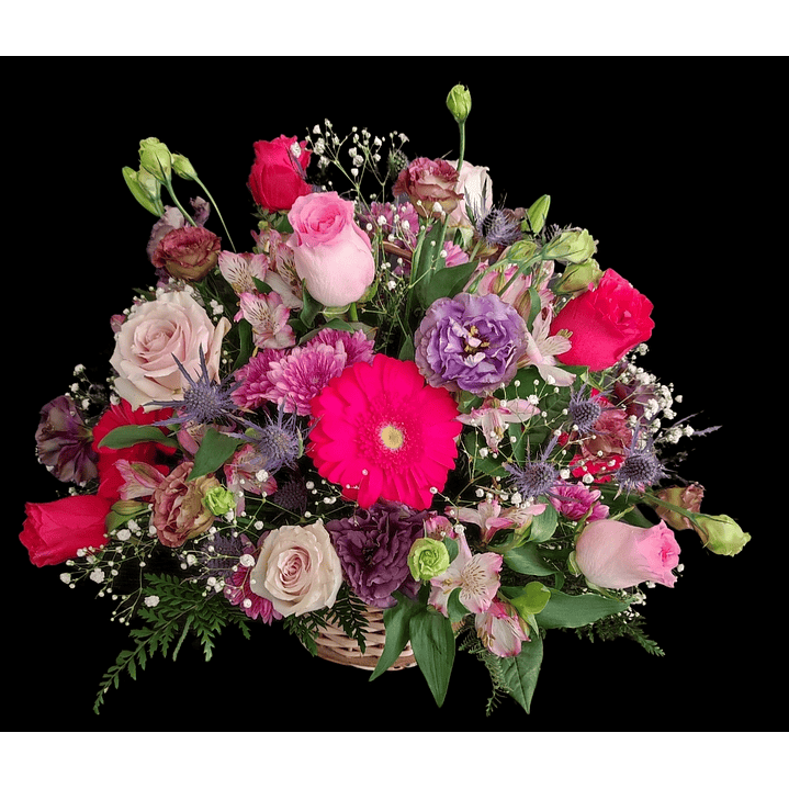 Beauty pink basket  1