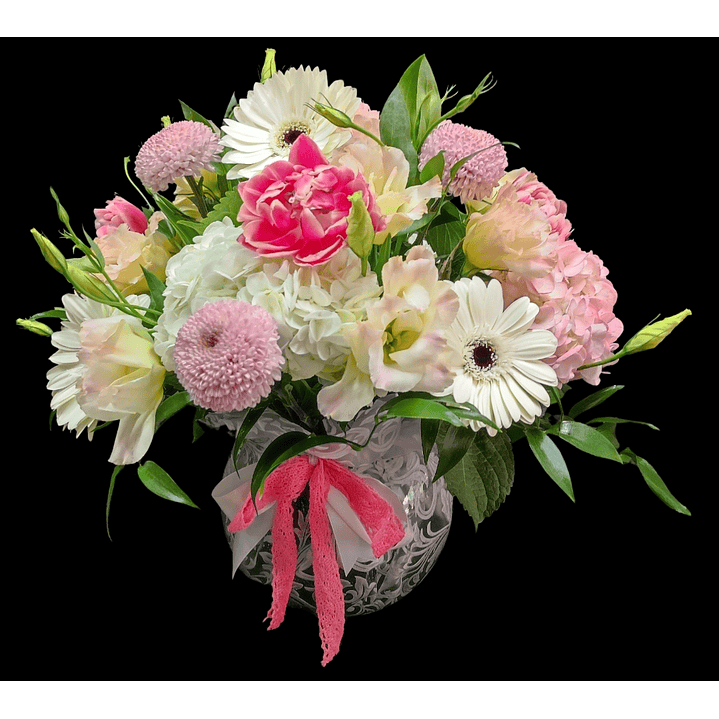 Pecera mixta de hortensias  1