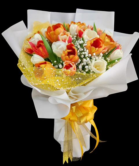 Ramo de 30 tulipanes 