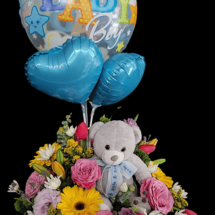 Cesta primavera de nacimiento Baby Boy