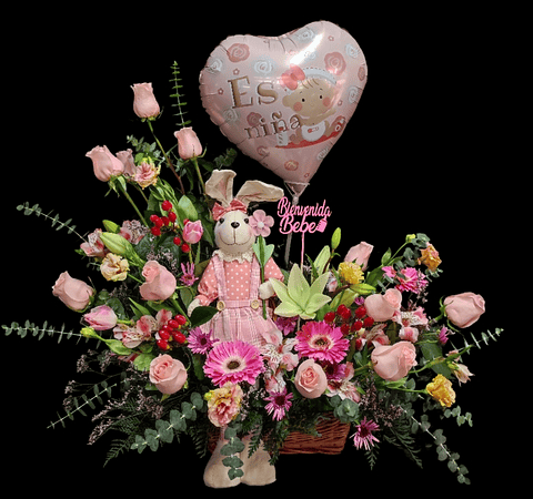 Cesta de nacimiento Miss Bunny 