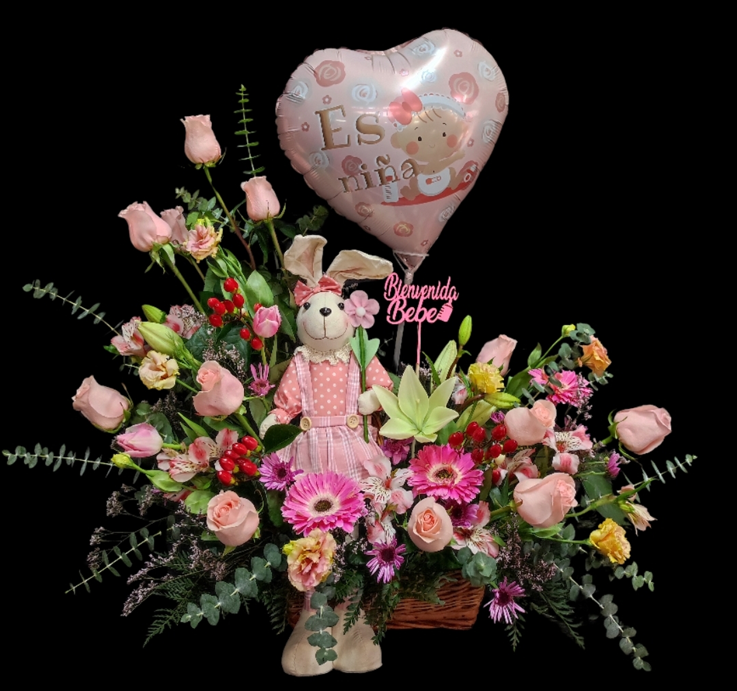 Cesta de nacimiento Miss Bunny  1