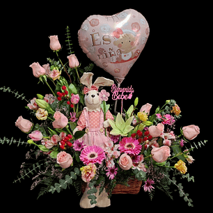 Cesta de nacimiento Miss Bunny 