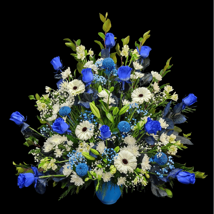 Arrimo azul y blanco 1