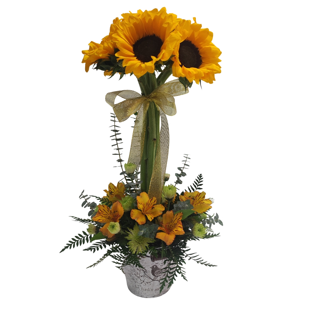 Arbolito de girasoles 1