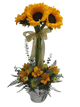 Arbolito de girasoles