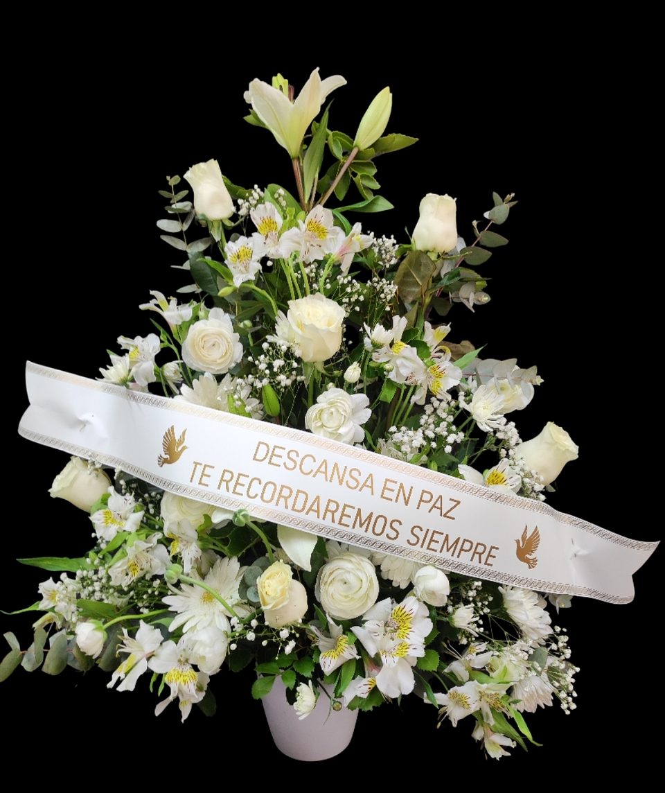 Arrimo blanco mediano. 1