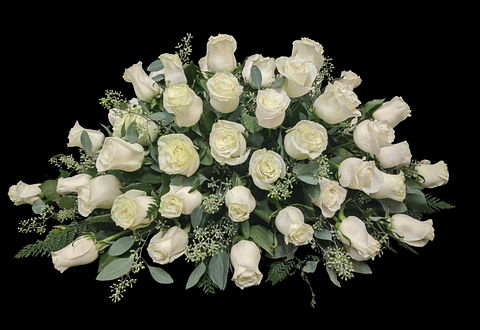 Cubre urnas deluxe blanco.