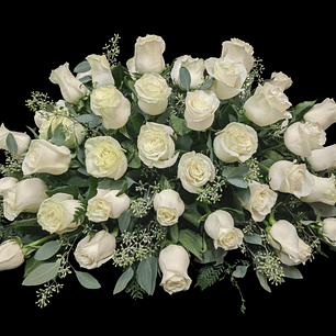 Cubre urnas deluxe blanco.