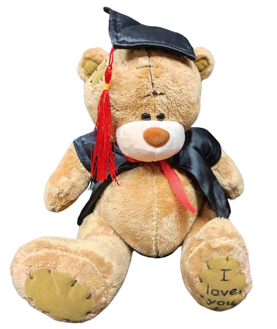 Oso Graduación color canela 1