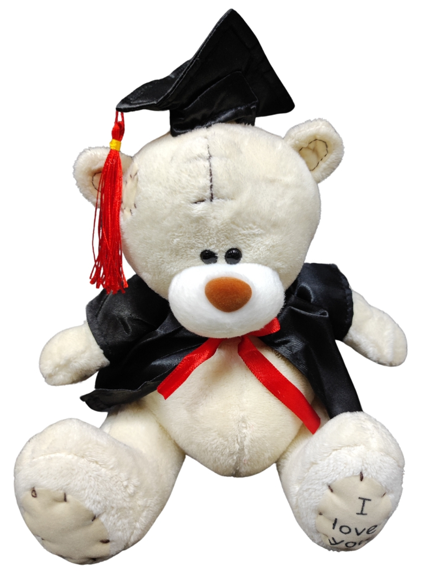 Oso Graduación blanco 1