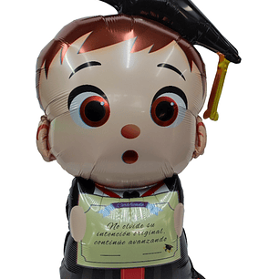 Globo graduación de niño.