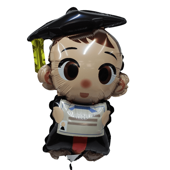 Globo metálico graduación mediano 1