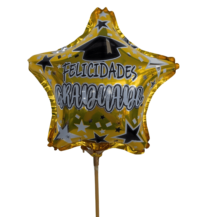 Globo metálico de graduación  1