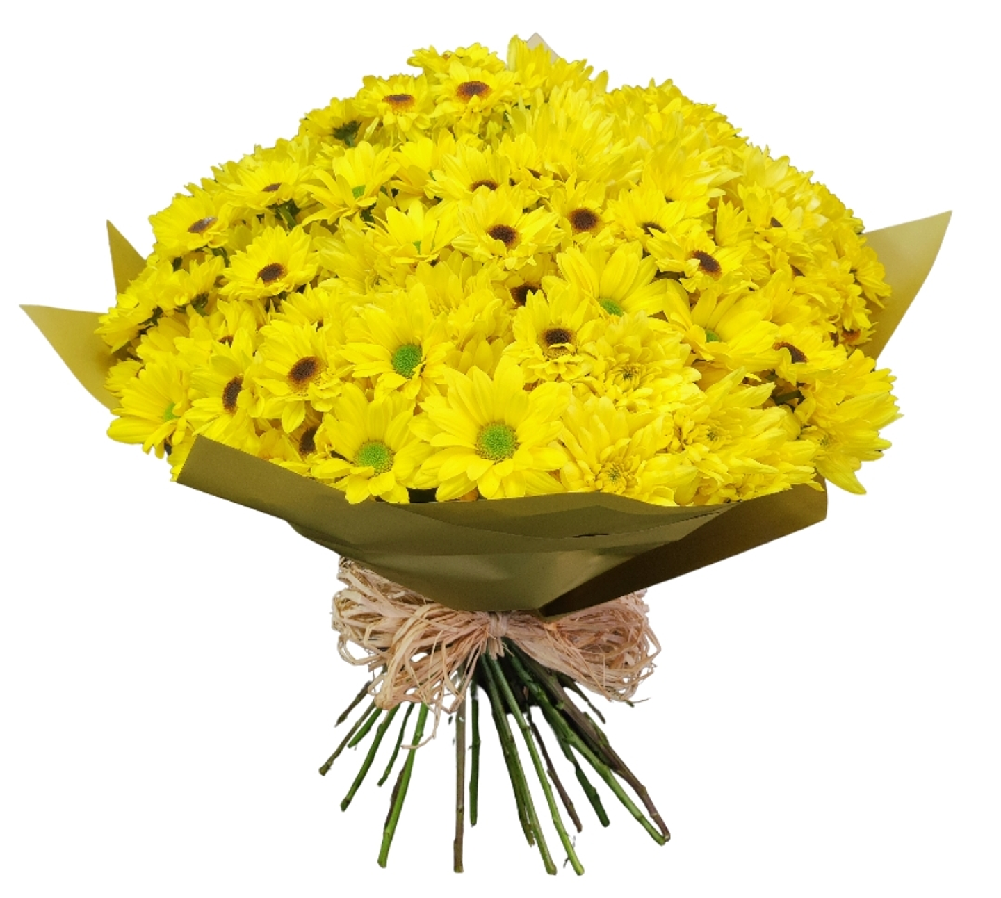 Bouquet de crisantemos amarillos 1