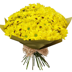 Bouquet de crisantemos amarillos
