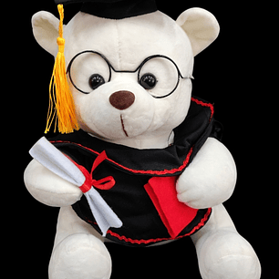 Osito de graduación mediano