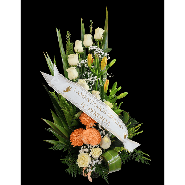 Espiral de condolencias blanco 1