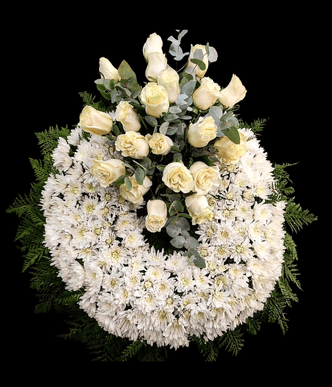 Corona imperial en atril 