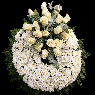 Corona imperial en atril 