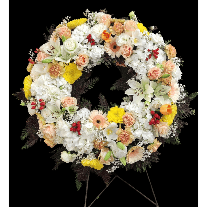 Corona Deluxe pastel en atril alto 1