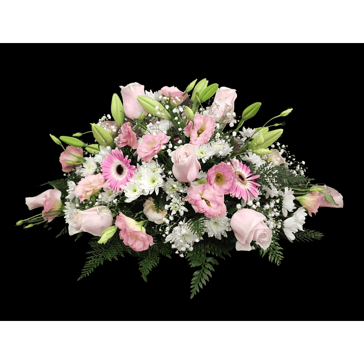 Cojín de condolencias pastel rosa  1