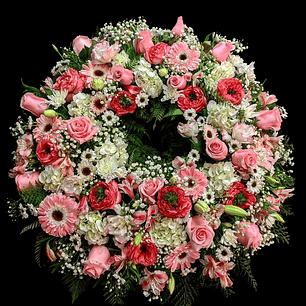 Corona excélsior rosada