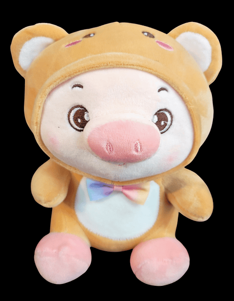 Cerdito peluche canela