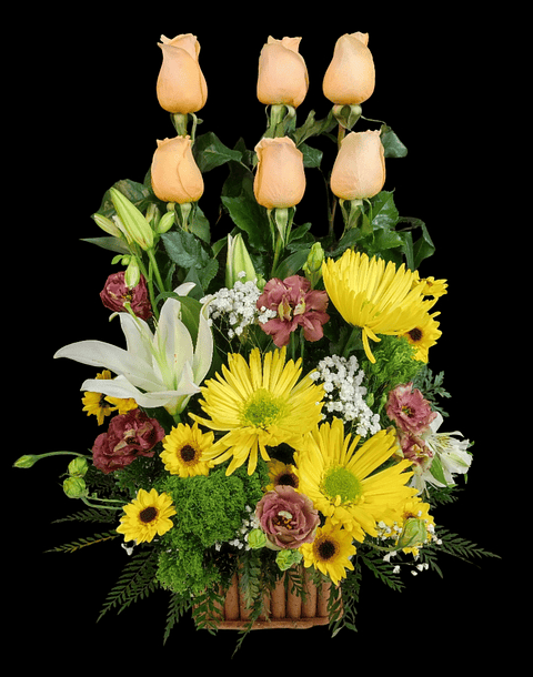 Paralelo damasco en base de palitos