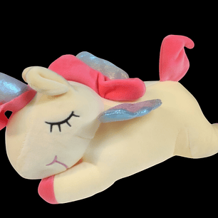 Unicornio de peluche mantequilla
