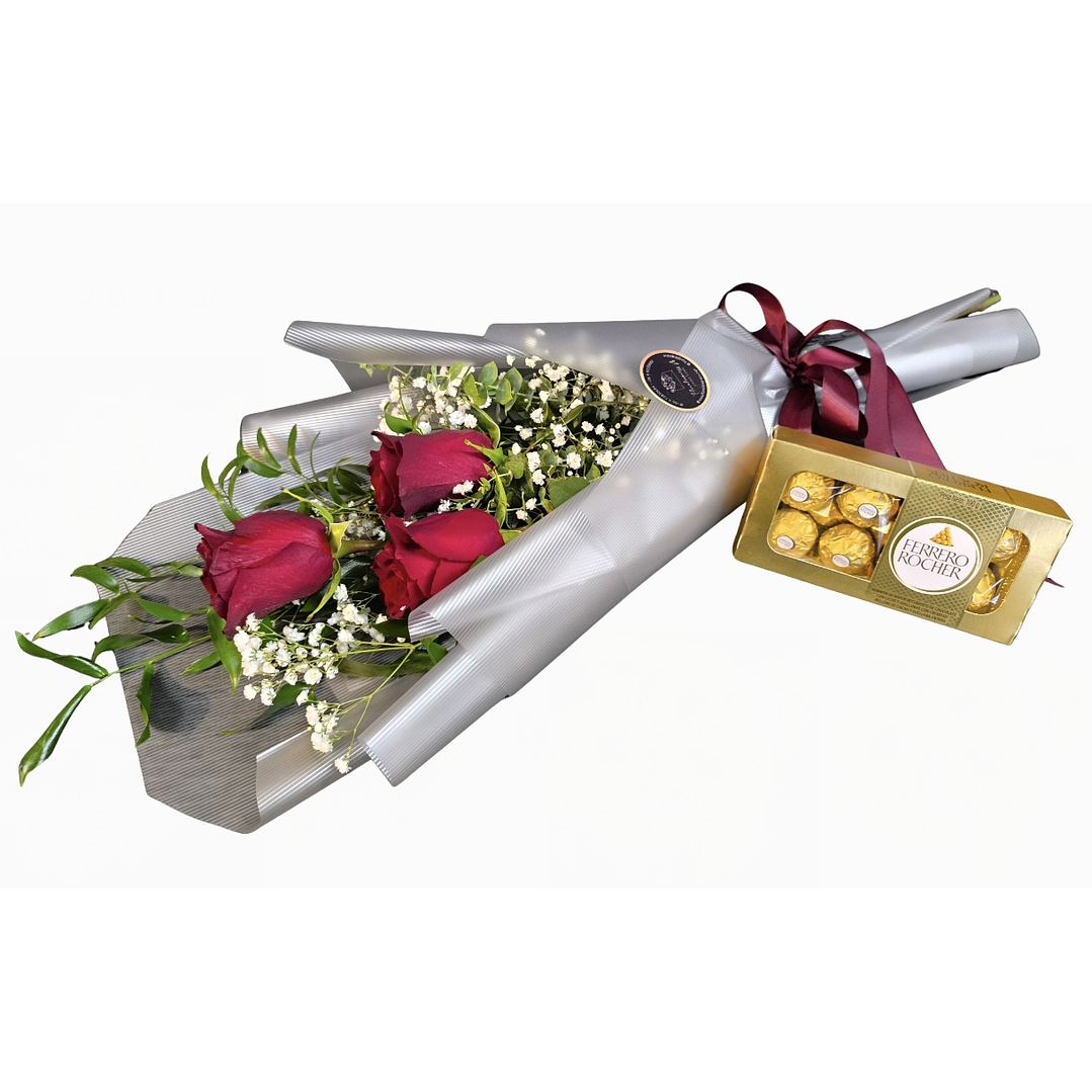 Trío de rosas y bombones 1