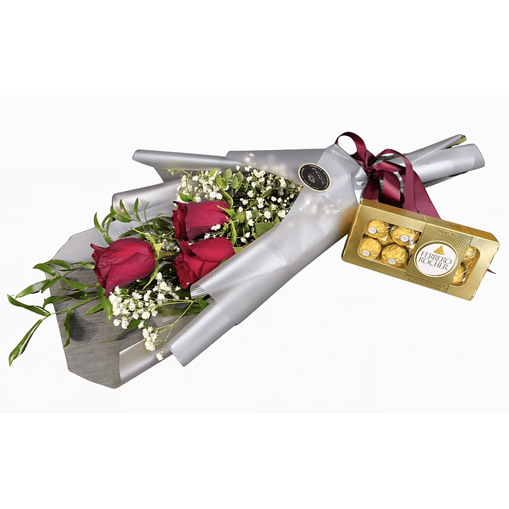 Trío de rosas y bombones 1