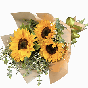 Tre chic de girasoles 
