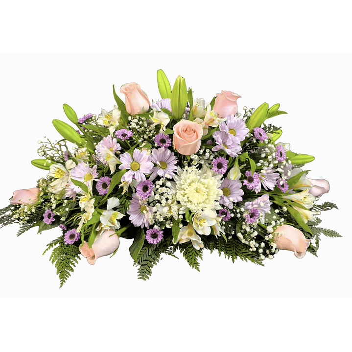 Cojín rosado de condolencias  1