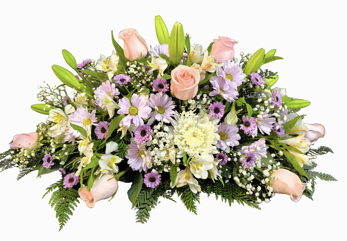 Cojín rosado de condolencias  1