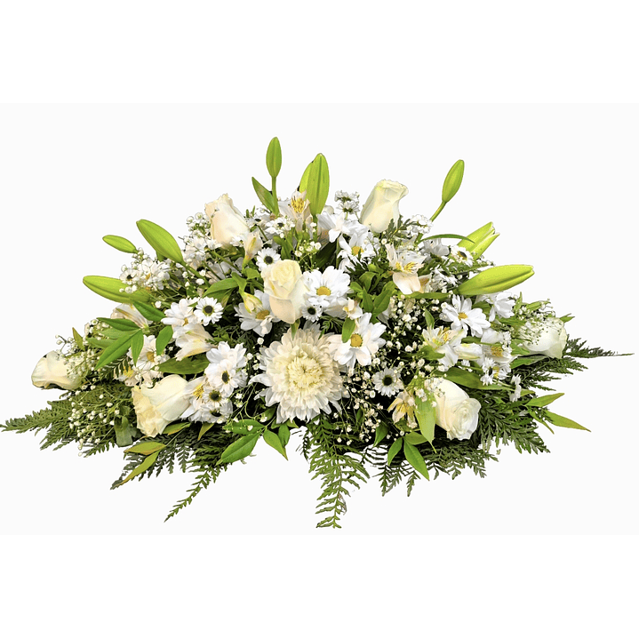 Cojín de condolencias blanco  1