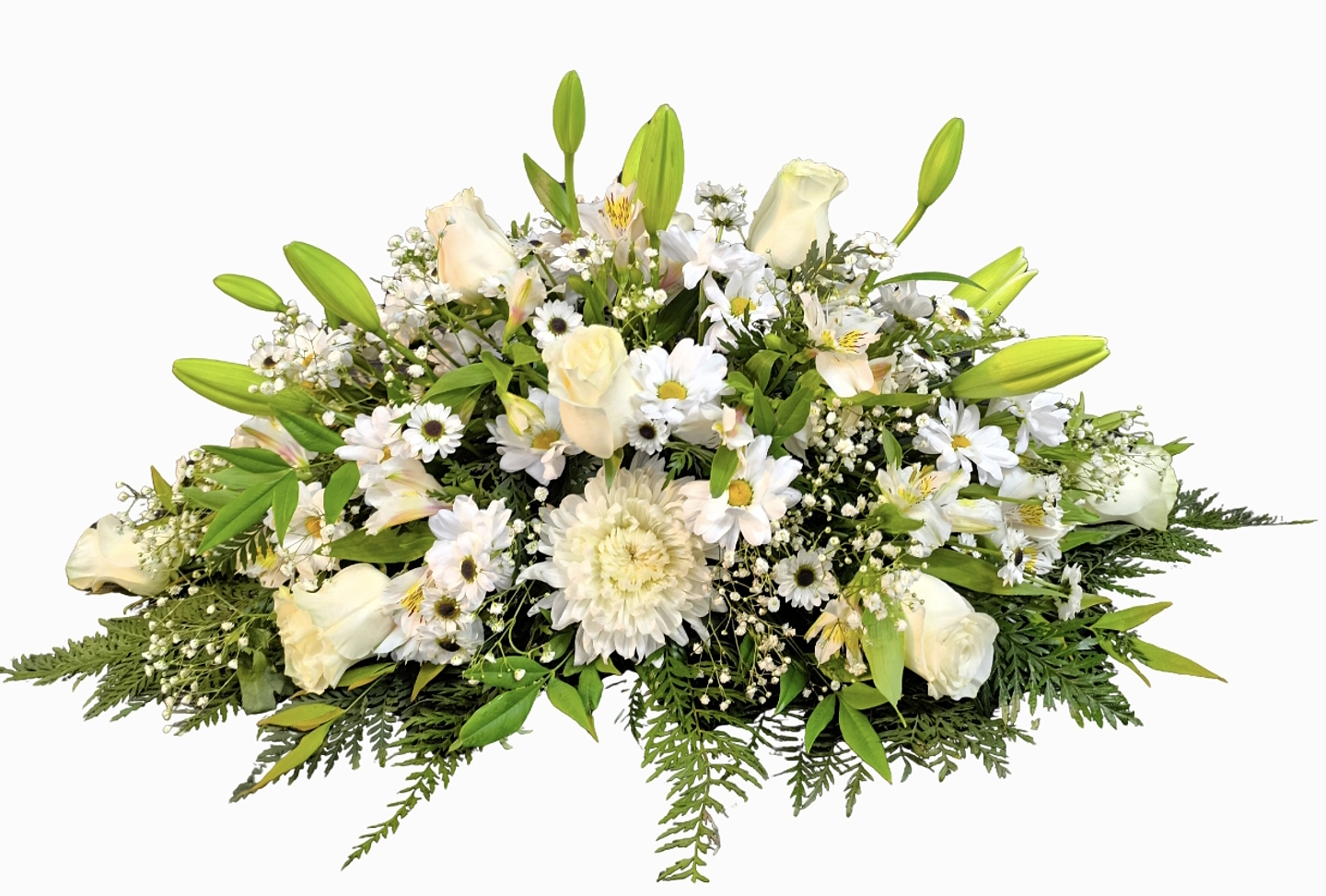 Cojín de condolencias blanco  1