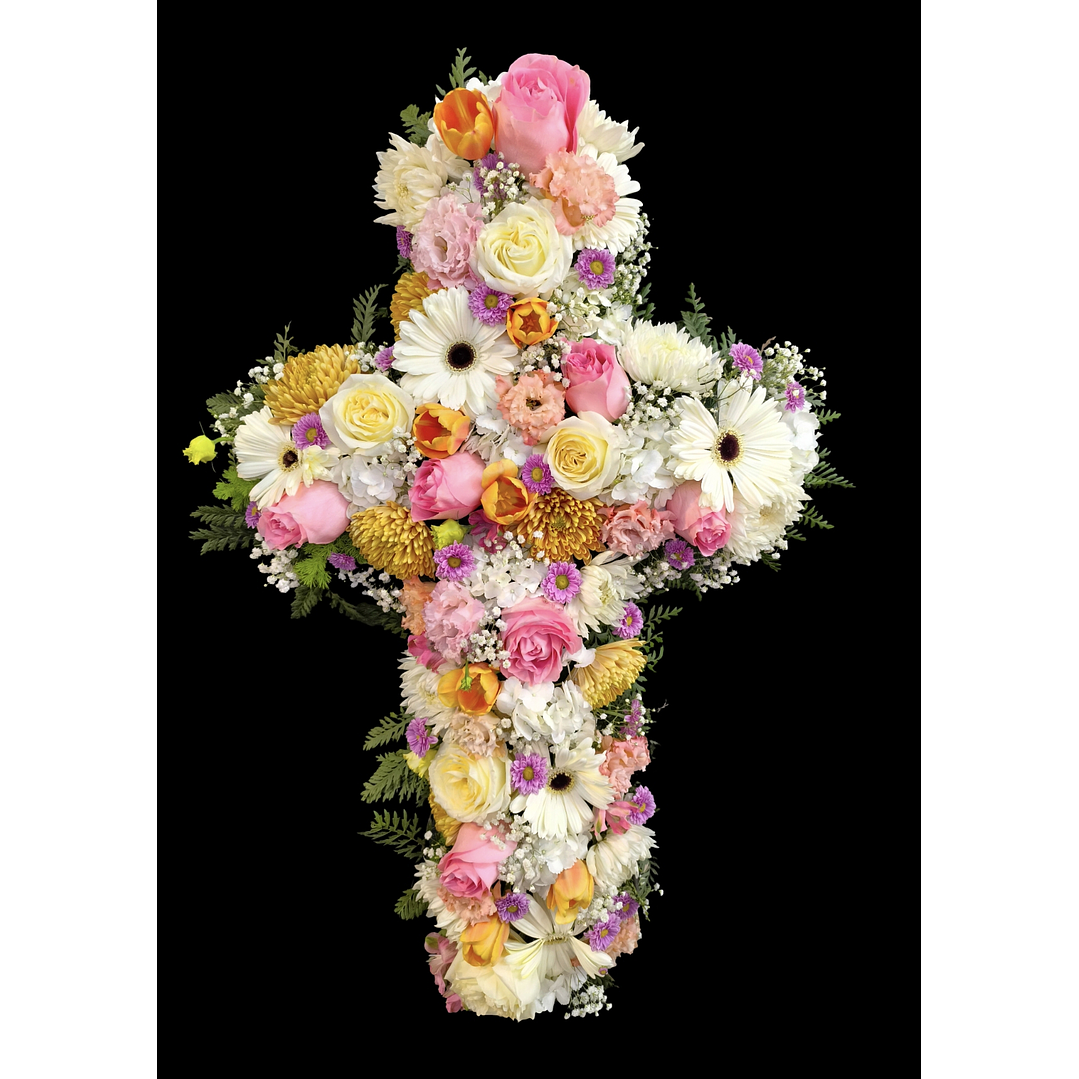 Cruz deluxe Pastel en atril 1