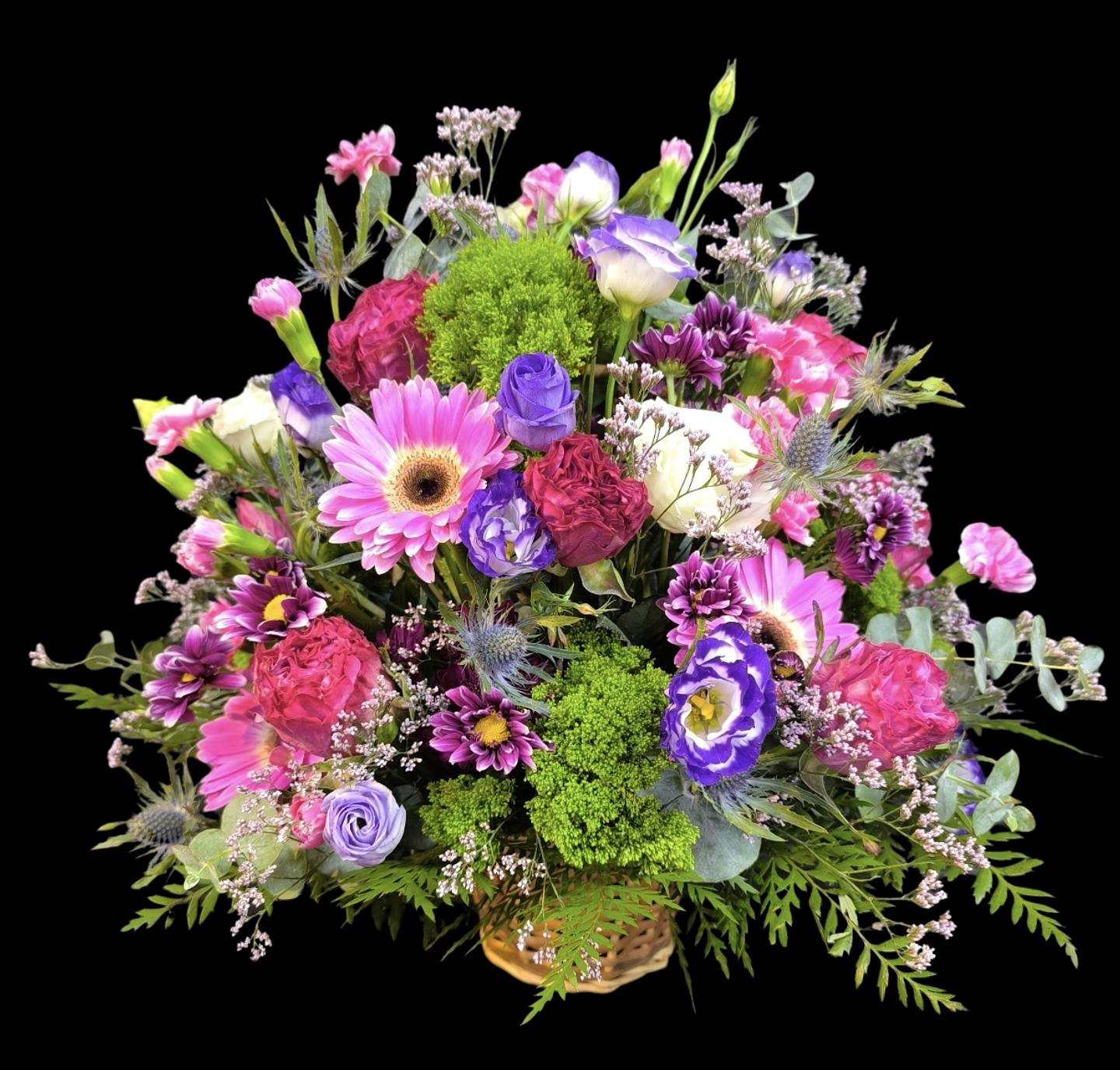 Cesta mixta belle fleurs 1
