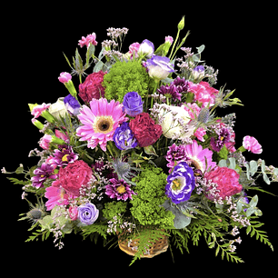 Cesta mixta belle fleurs