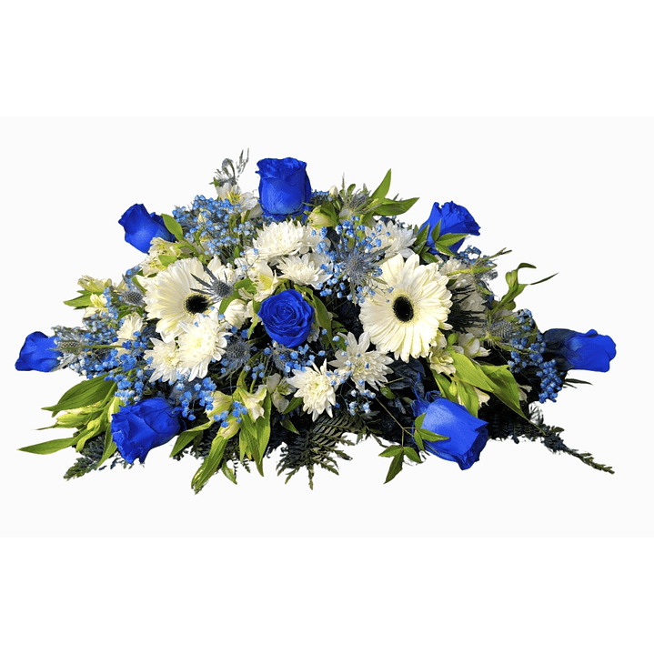 Cojín de condolencias azul 1