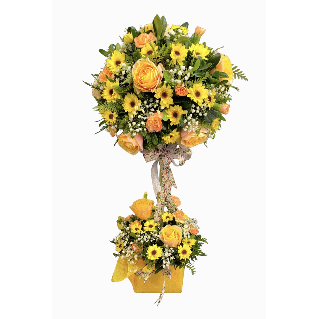 Árbol de condolencias amarillo 1