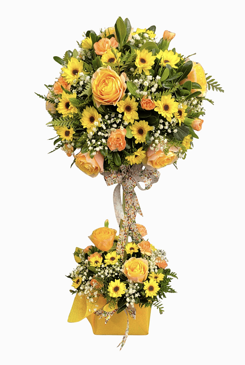 Árbol de condolencias amarillo