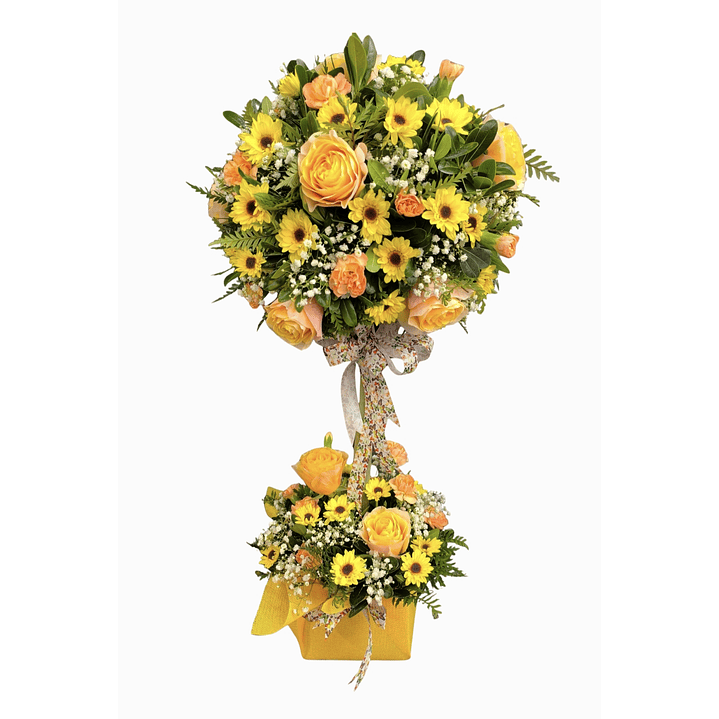 Árbol de condolencias amarillo 1