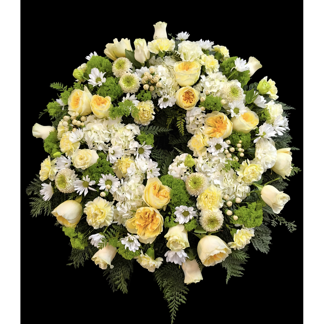 Corona de condolencia Pastel 1