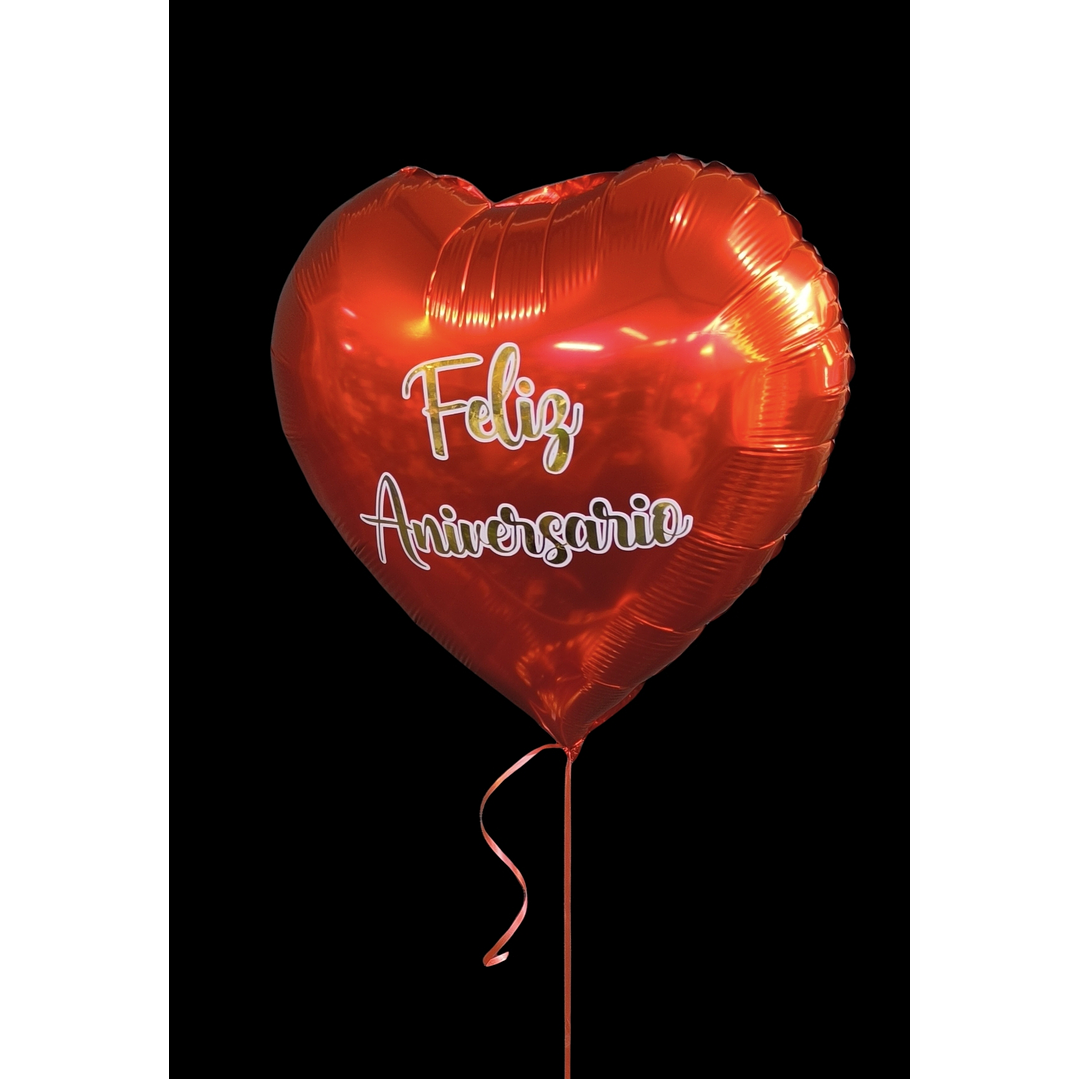 Globo personalizado relleno con helio 1