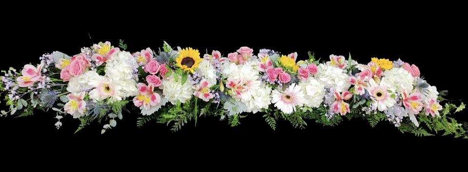 Cordon floral lineal de 1 metro 1