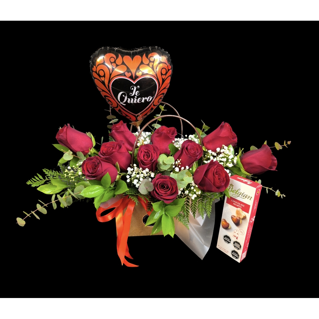 Cartera de rosas te quiero 1